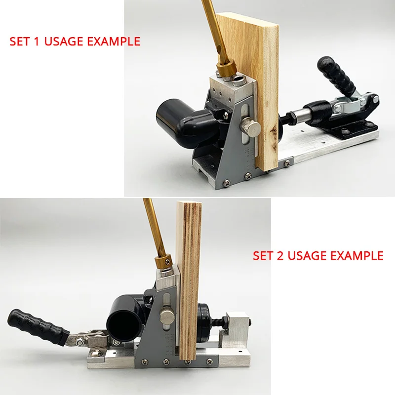 Woodworking Dust Collection - Cep Delikleri İçin Matkap Kılavuz Seti,