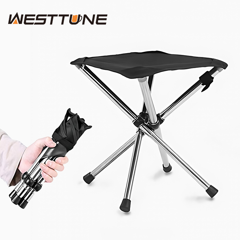 Woodworking Outdoor Furniture - WESTTUNE taşınabilir katlanır tabure hafif paslanmaz
