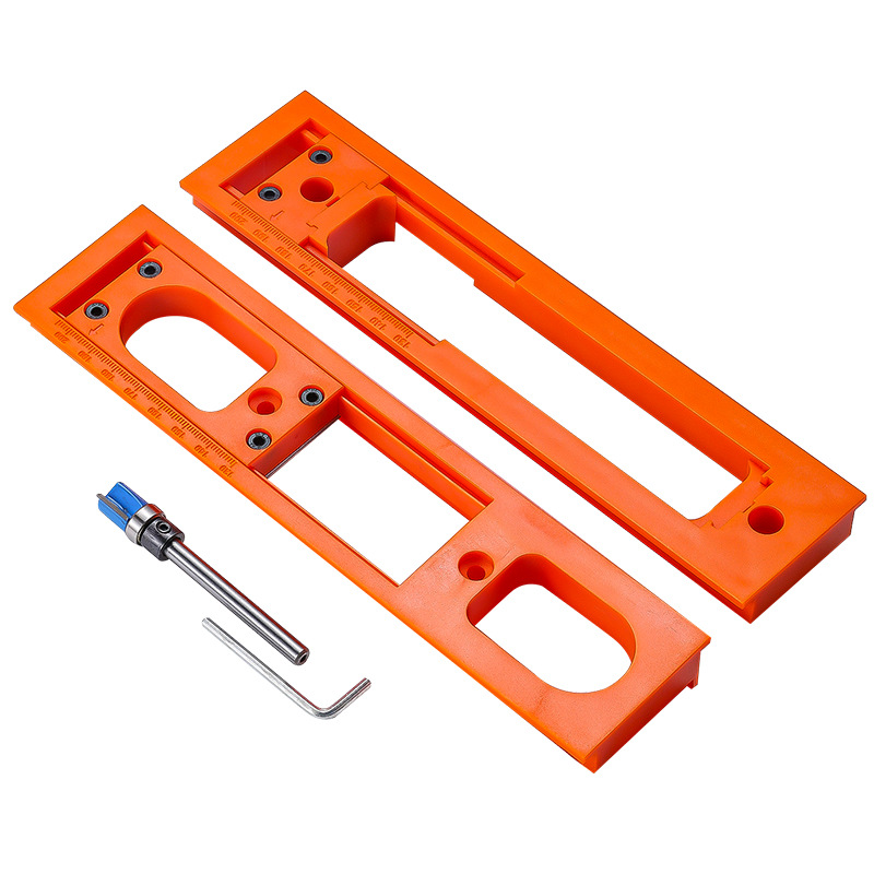 Woodworking Router Templates - 1 Adet Menteşe Gömme Şablon Görünmez