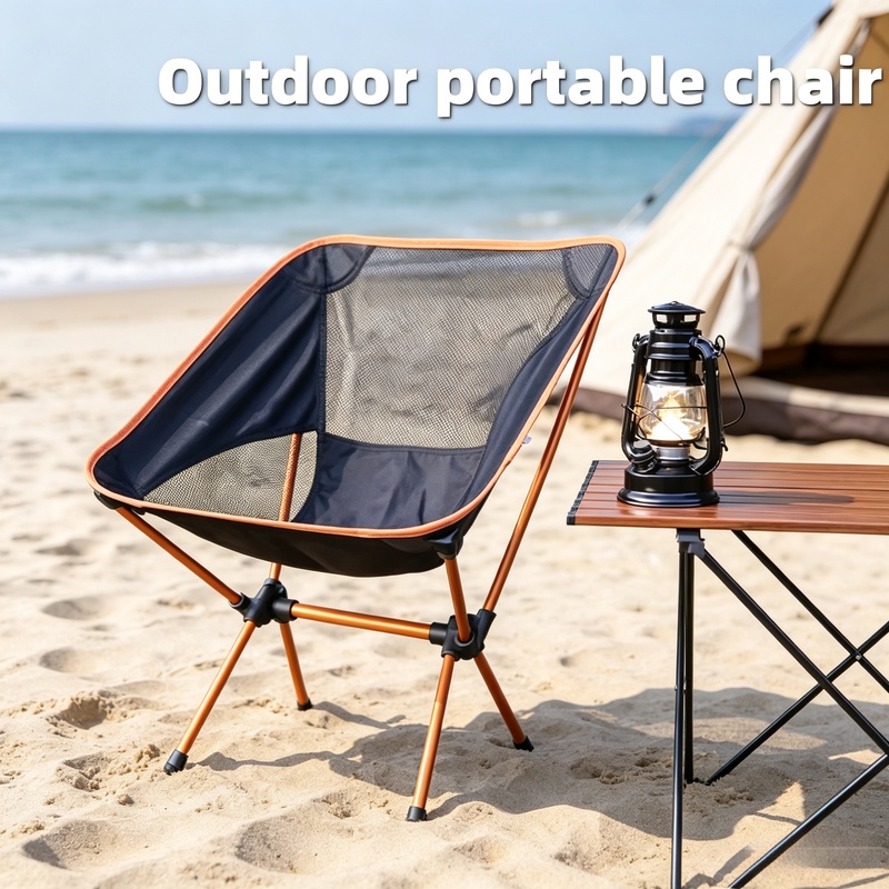 Woodworking Outdoor Furniture - Ultra hafif alüminyum alaşımlı ay sandalyesi