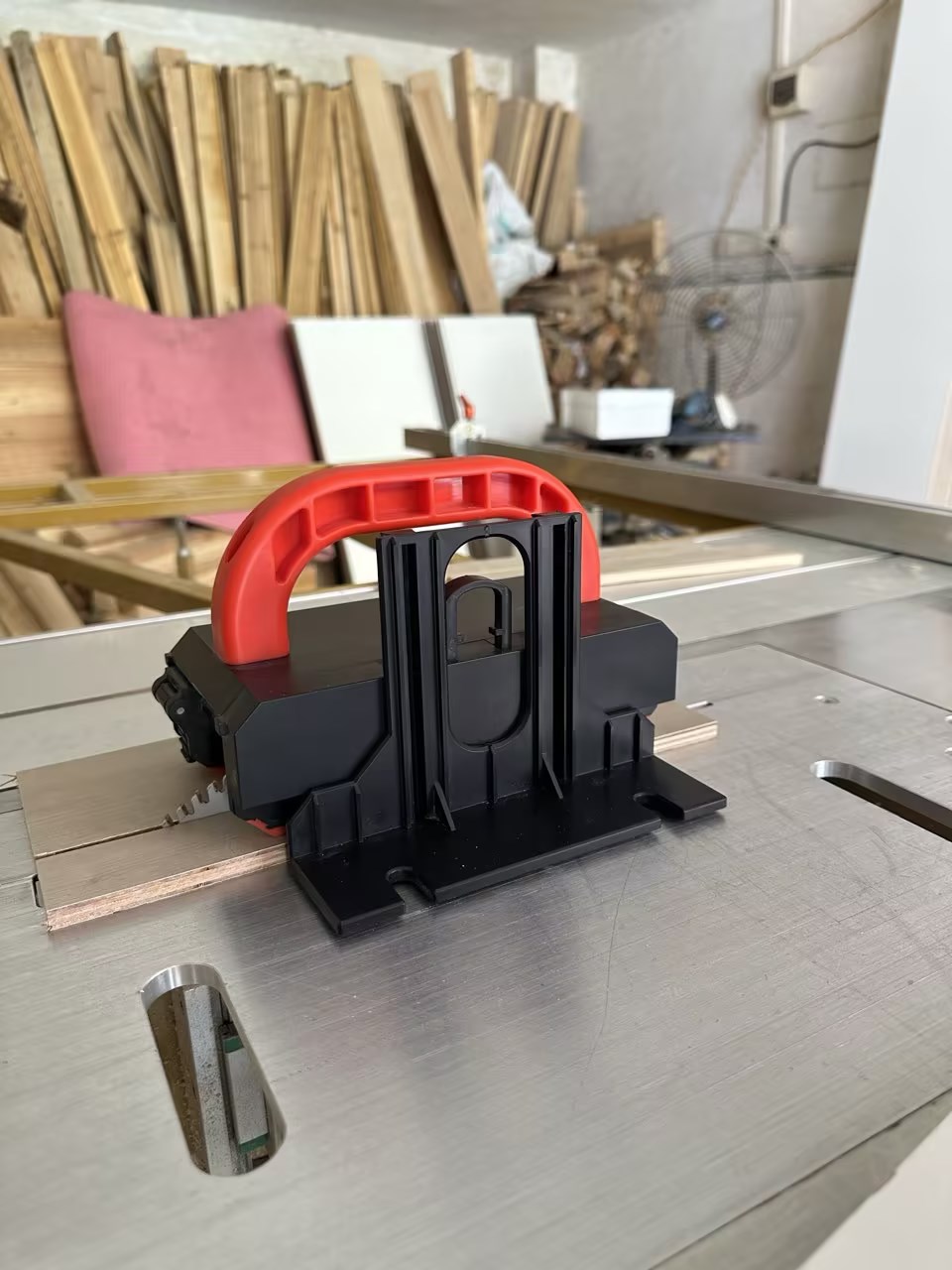 Woodworking Bandsaw - Masa Testeresi İtme Bloğu Ayarlanabilir Ahşap