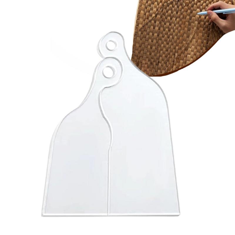 Woodworking Router Templates - Ağaç İşleme için Akrilik Şablonlar Şeffaf
