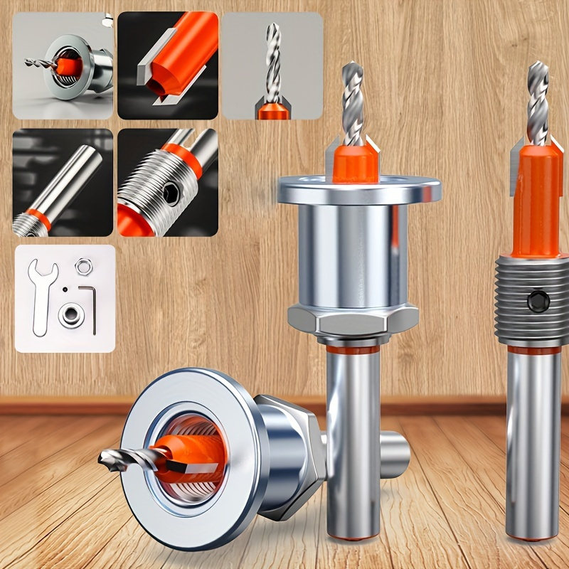 Woodworking Kickback - 3 Parça Ahşap İşleme Matkap Ucu
