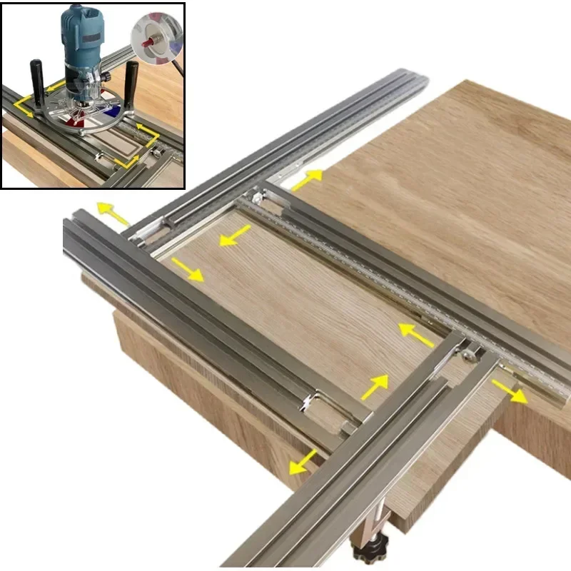 Woodworking Kumiko - Kırpma Makinesi Freze Oluk Gravür Kılavuz