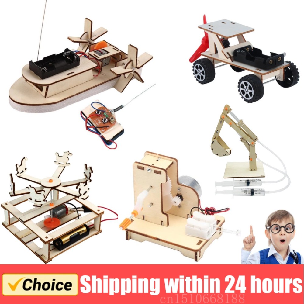 Woodworking Kits For Kids - DIY tekne modeli bilim oyuncaklar çocuklar
