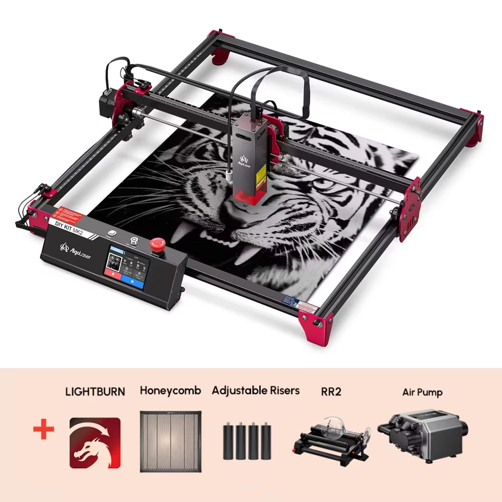 Woodworking Veneer Cutter - Algolaser DIY KIT MK2 40*43cm CNC