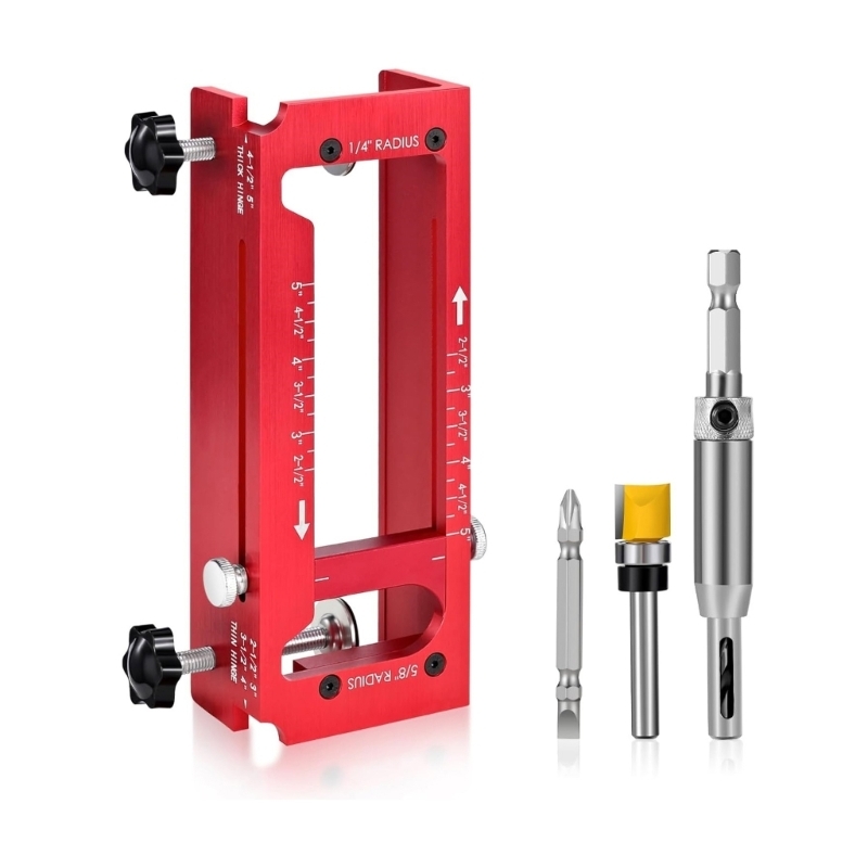 203F Kapı Menteşe Jigleri 2,5” - Woodworking Router Templates incelemesi ve fiyatı
