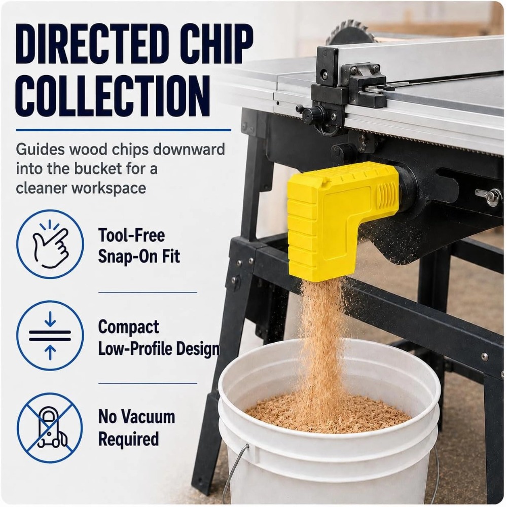 Masaüstü Talaş Toplama Adaptör - Woodworking Dust Collection incelemesi ve fiyatı