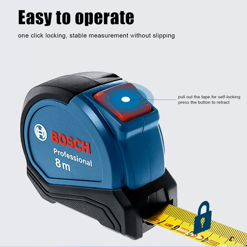 Bosch 8M Manyetik Çelik Mezura - Woodworking Definition incelemesi ve fiyatı