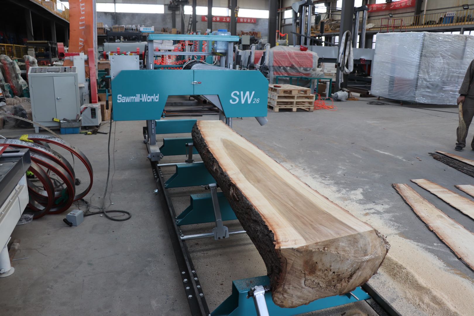Yatay Ahşap Kesme Bantlı Teste - Woodworking Bandsaw incelemesi ve fiyatı