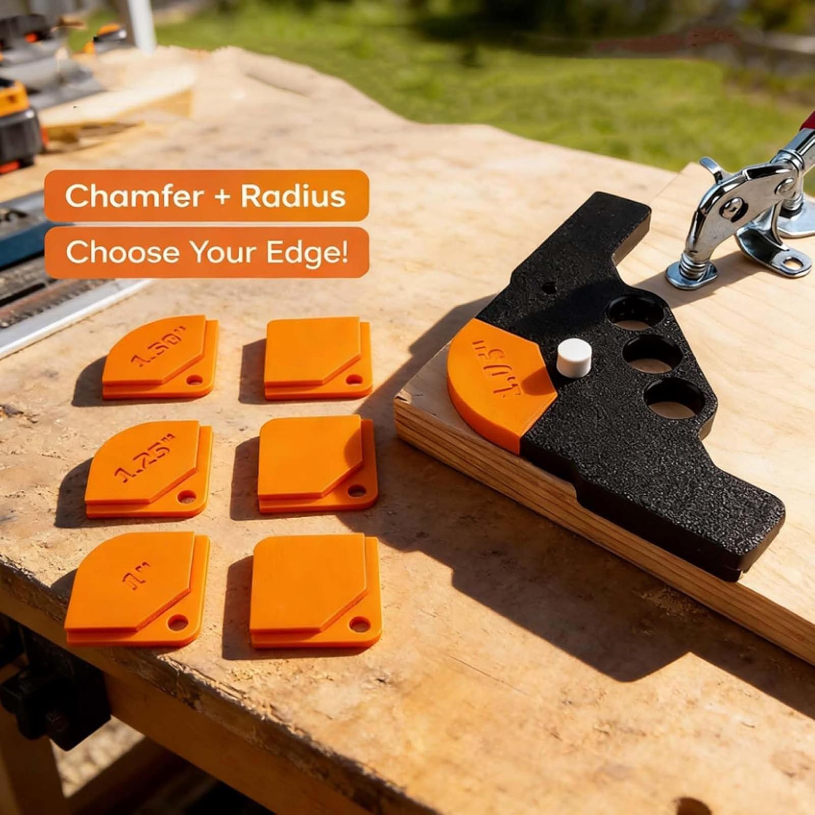 Yönlendirici Köşe Yarıçapı Şab - Woodworking Router Templates incelemesi ve fiyatı