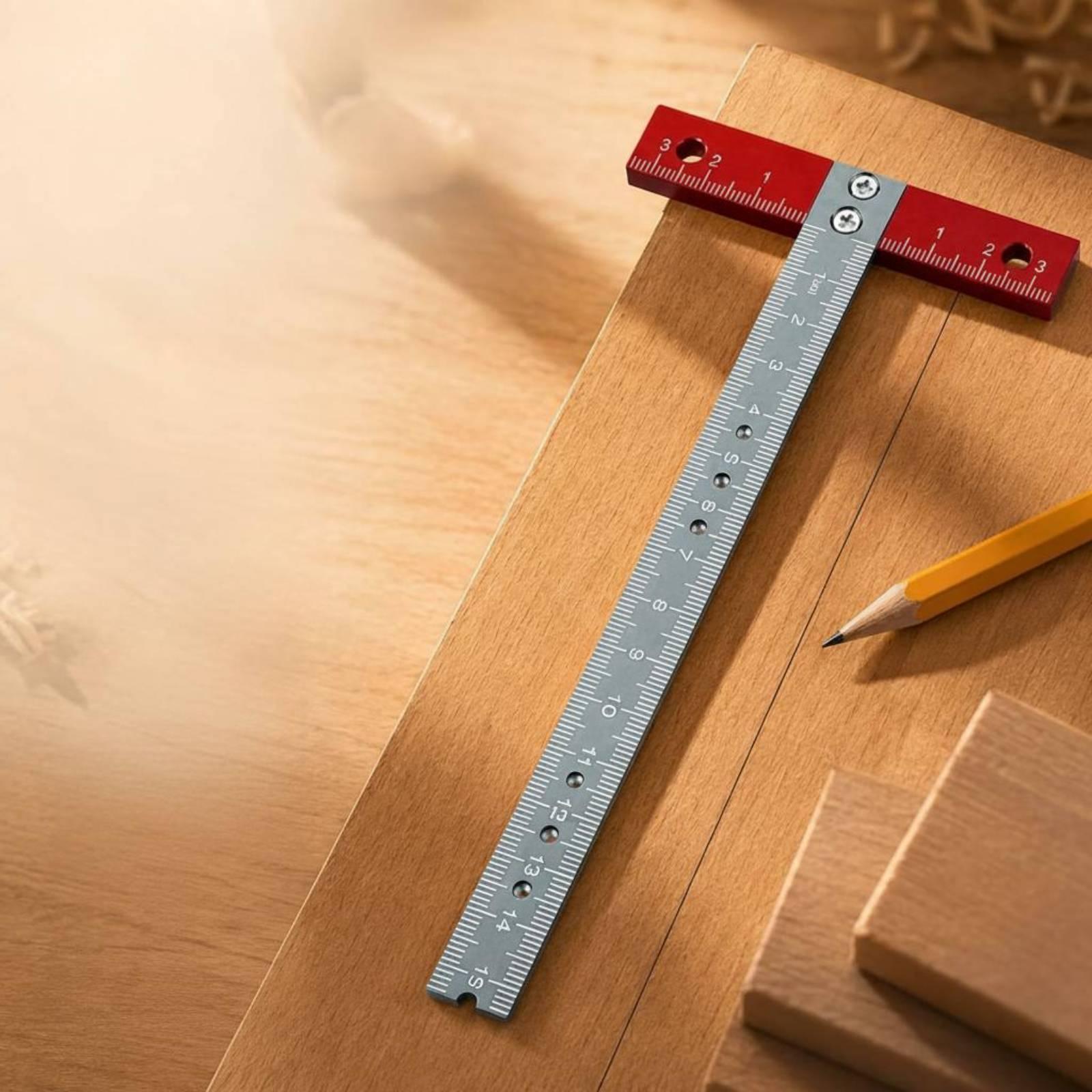 T Şeklindeki Cetvel, Doğru İşa - Woodworking Workshop Layout incelemesi ve fiyatı