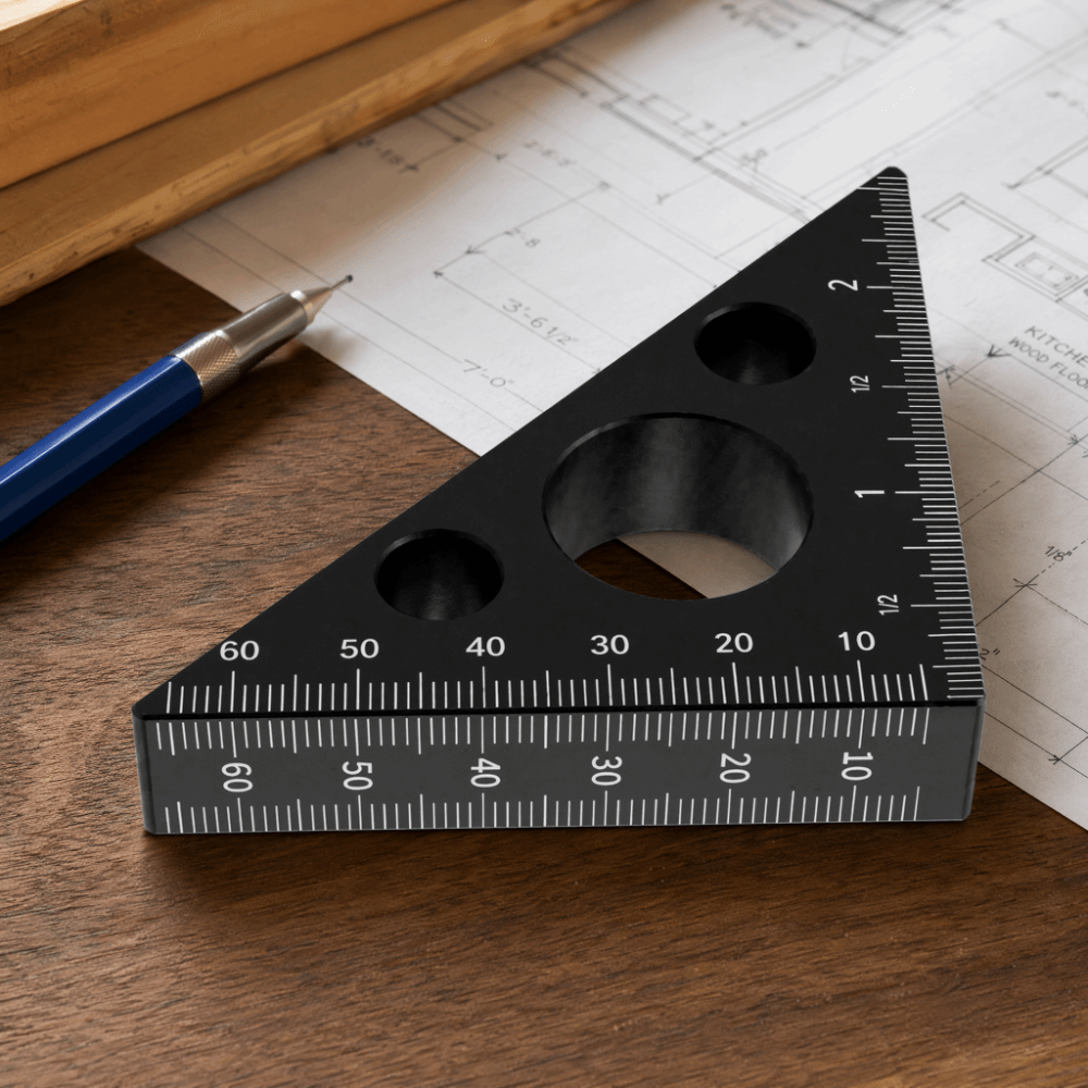 Alüminyum Alaşımlı Üçgen Cetve - Woodworking Workshop Layout incelemesi ve fiyatı