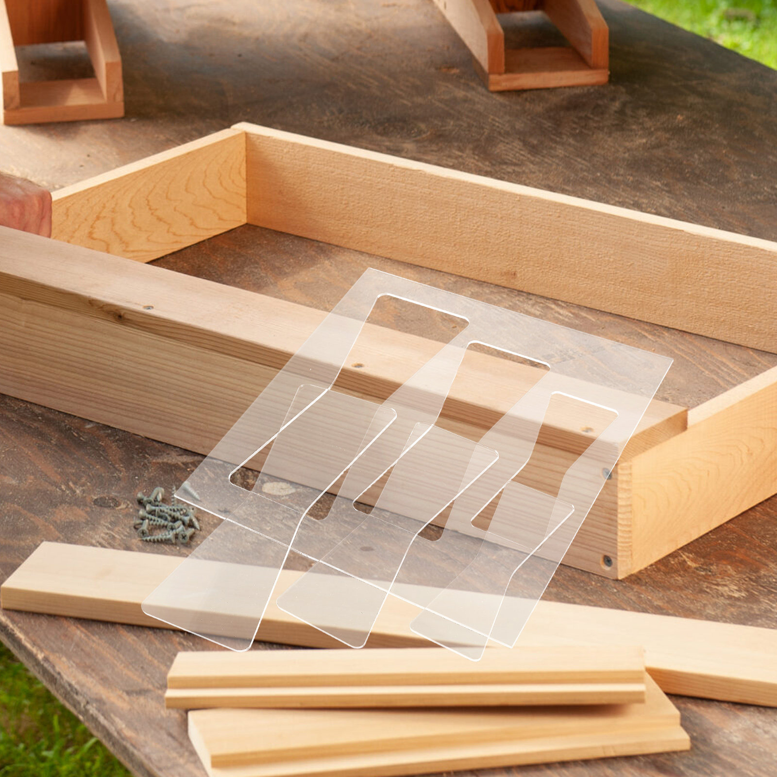 2 adet Akrilik Ağaç İşleme Şab - Woodworking Router Templates incelemesi ve fiyatı
